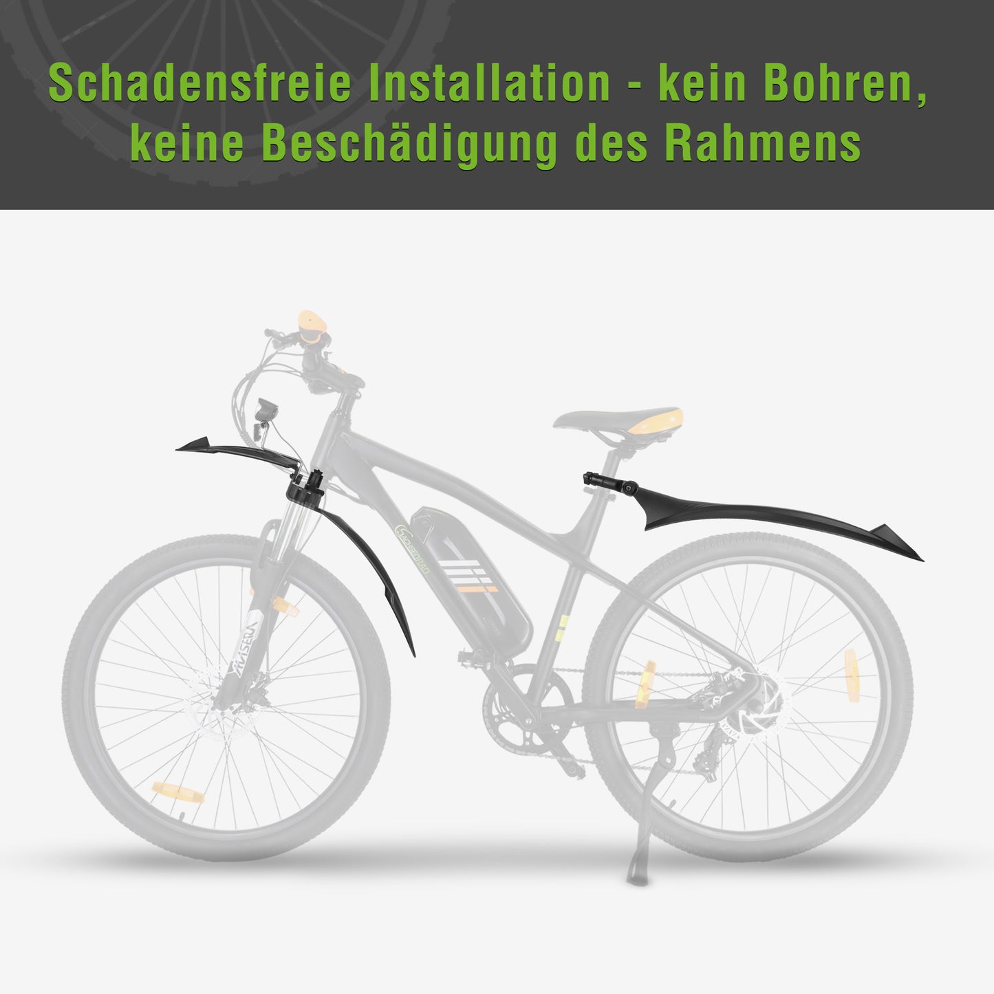Schutzblech-Set für E-Bikes R6 / R6 Neo / R6 Neo II / R8 Ranger / R8 Flex II