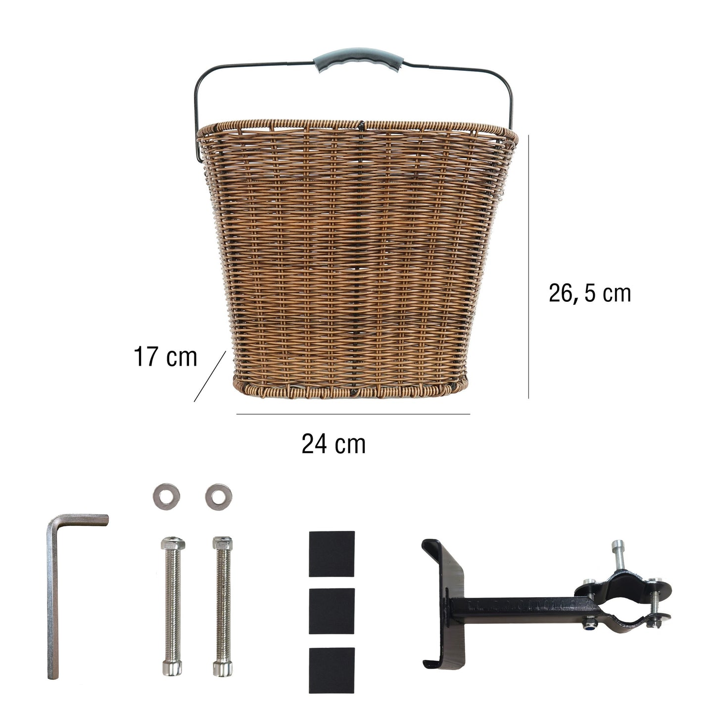 Lenkerkorb mit Tragegriff