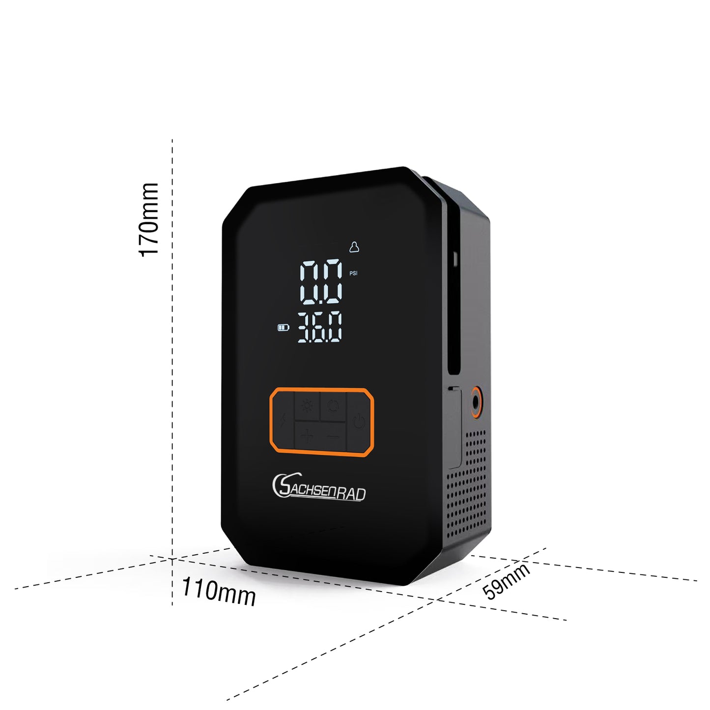 Air Power Start Starthilfe-Powerbank mit Kompressor