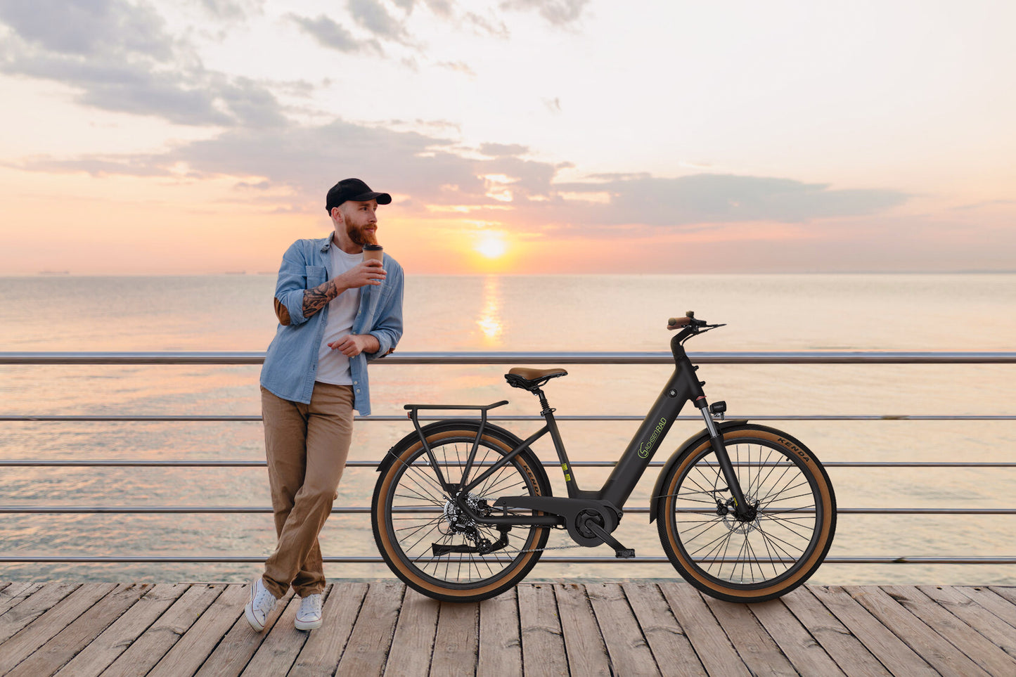 E-SUV CityBike C5 Centro with anti-theft device