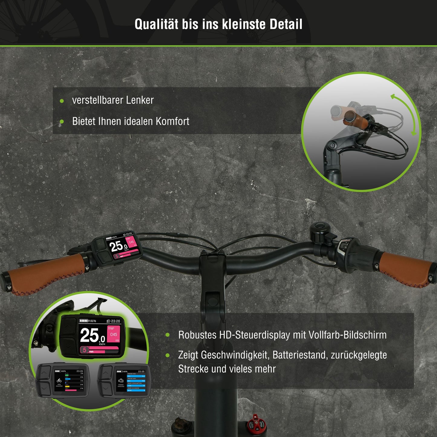 E-SUV CityBike C5 Centro with anti-theft device