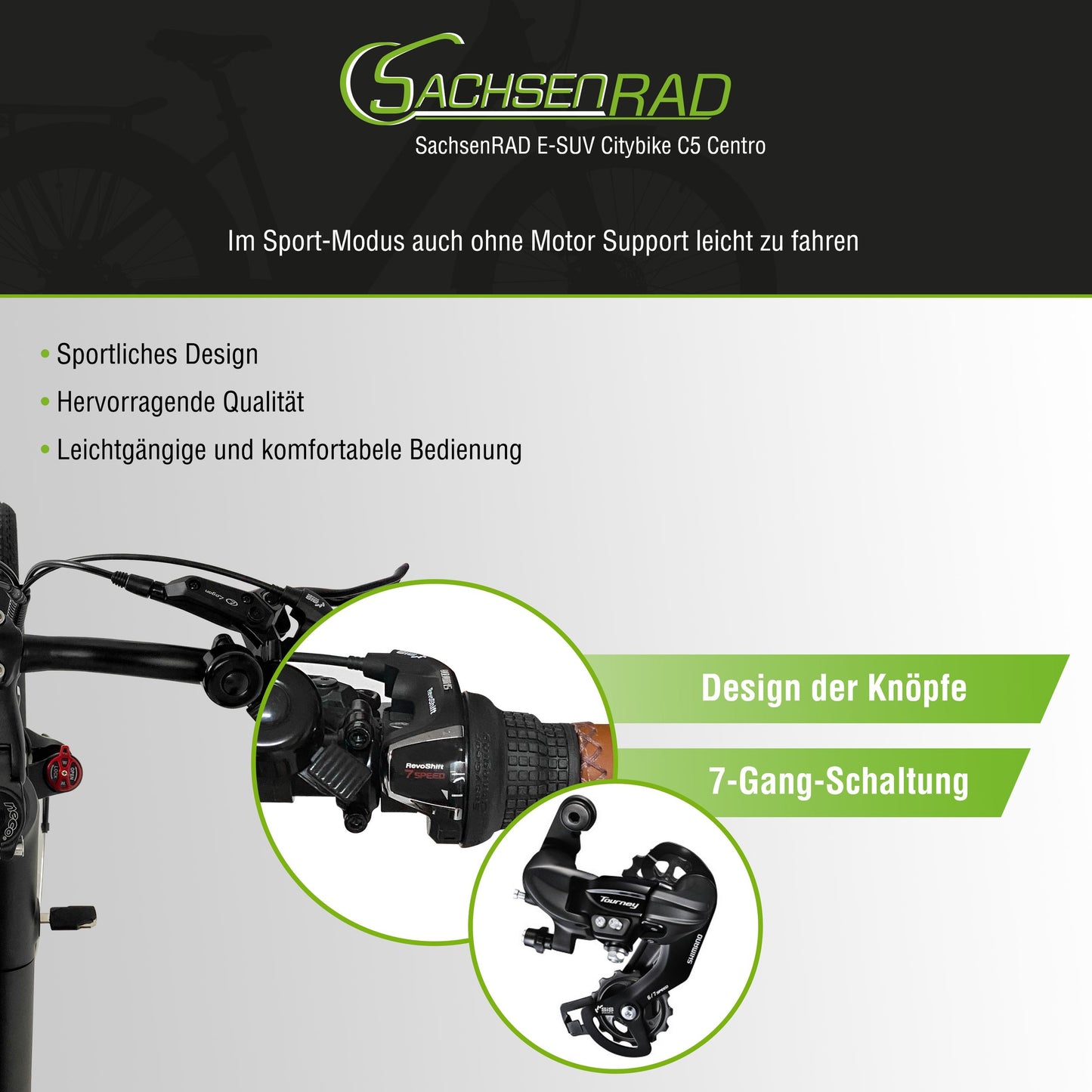E-SUV CityBike C5 Centro mit Diebstahlsicherung