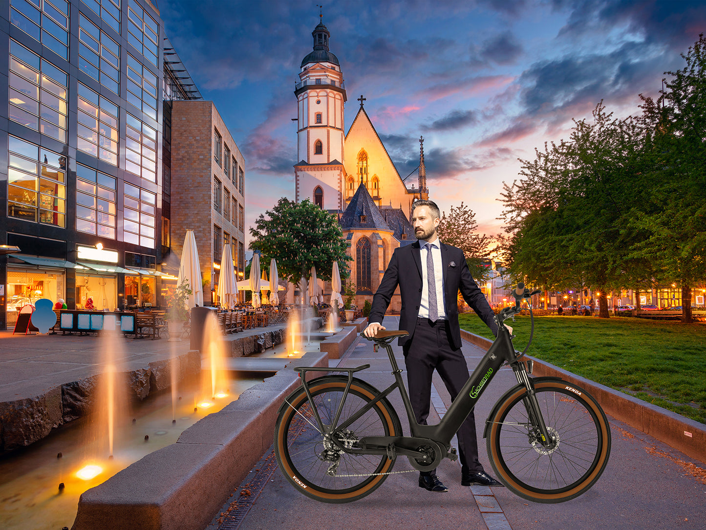 E-SUV CityBike C5 Centro with anti-theft device