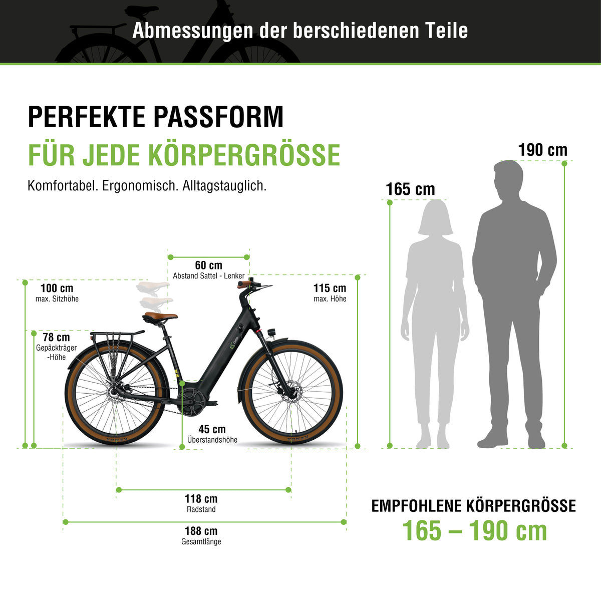 E-SUV CityBike C5R Centro mit Riemenantrieb