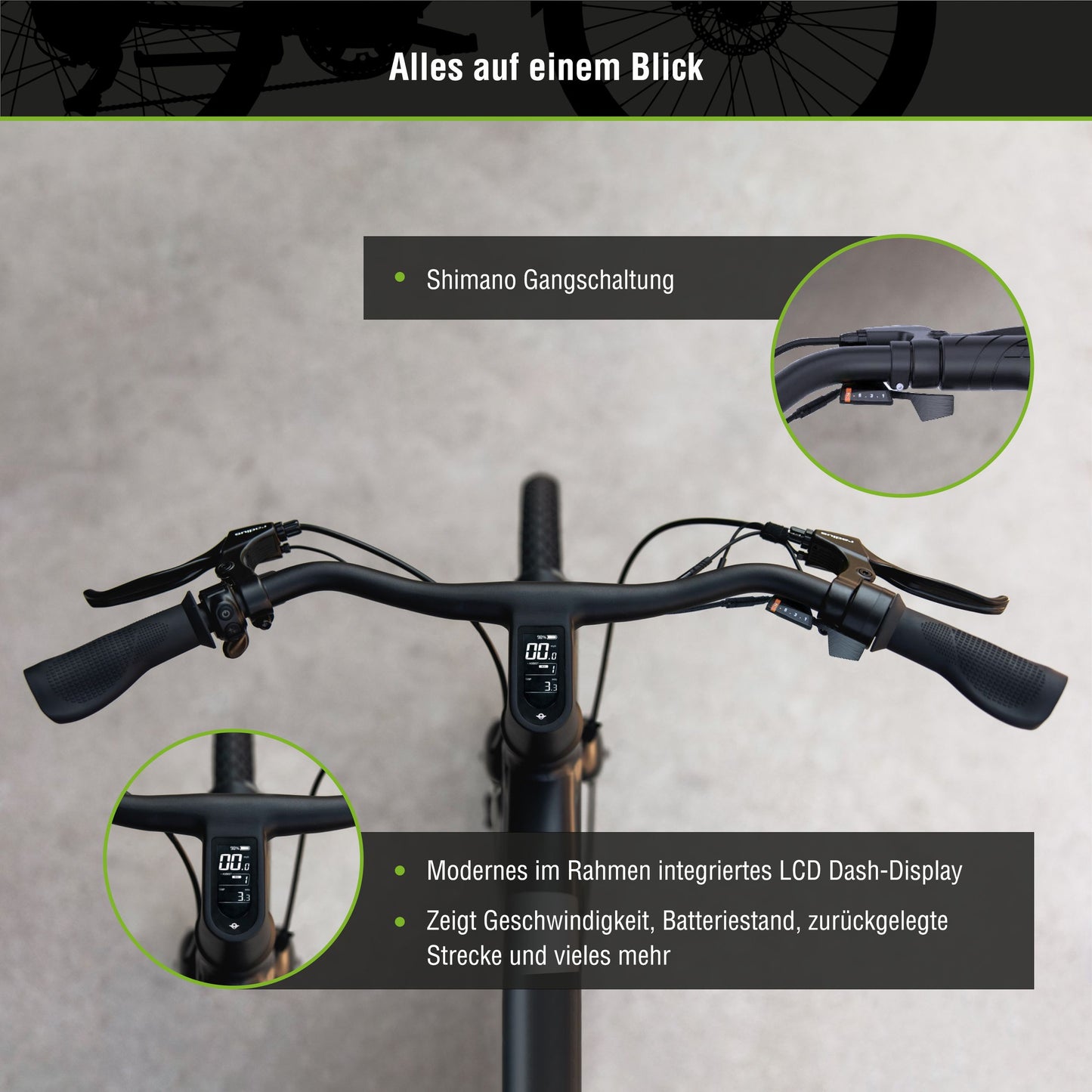 xBird Urban E-City-Bike C6M Connect