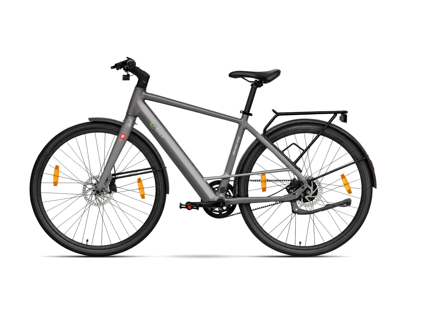Urban City E-Bike C3M Roma II, grau, mit KI-Unterstützung
