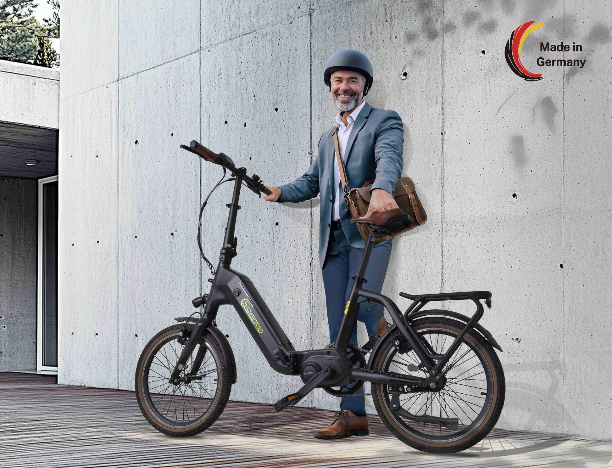 klapprad made in germany E-Faltrad F3B Centro mit Rücktrittbremse – SachsenRAD