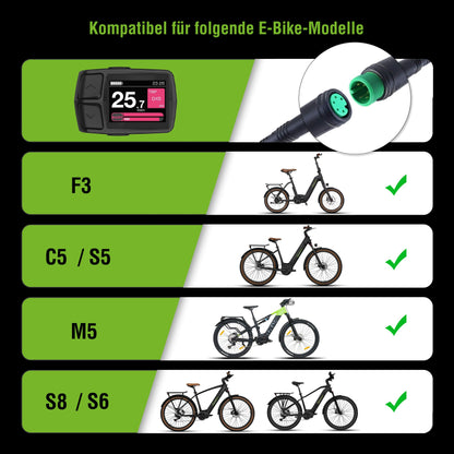 Fahrradcomputer C5, S6, S8, F3, M5