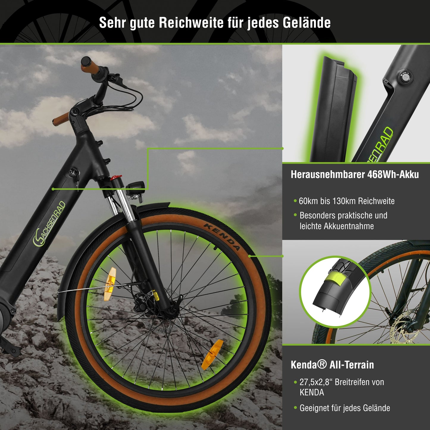 E-SUV CityBike C5R Centro mit Riemenantrieb