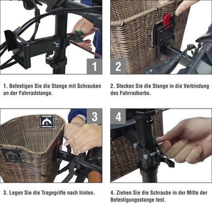 Lenkerkorb mit Tragegriff