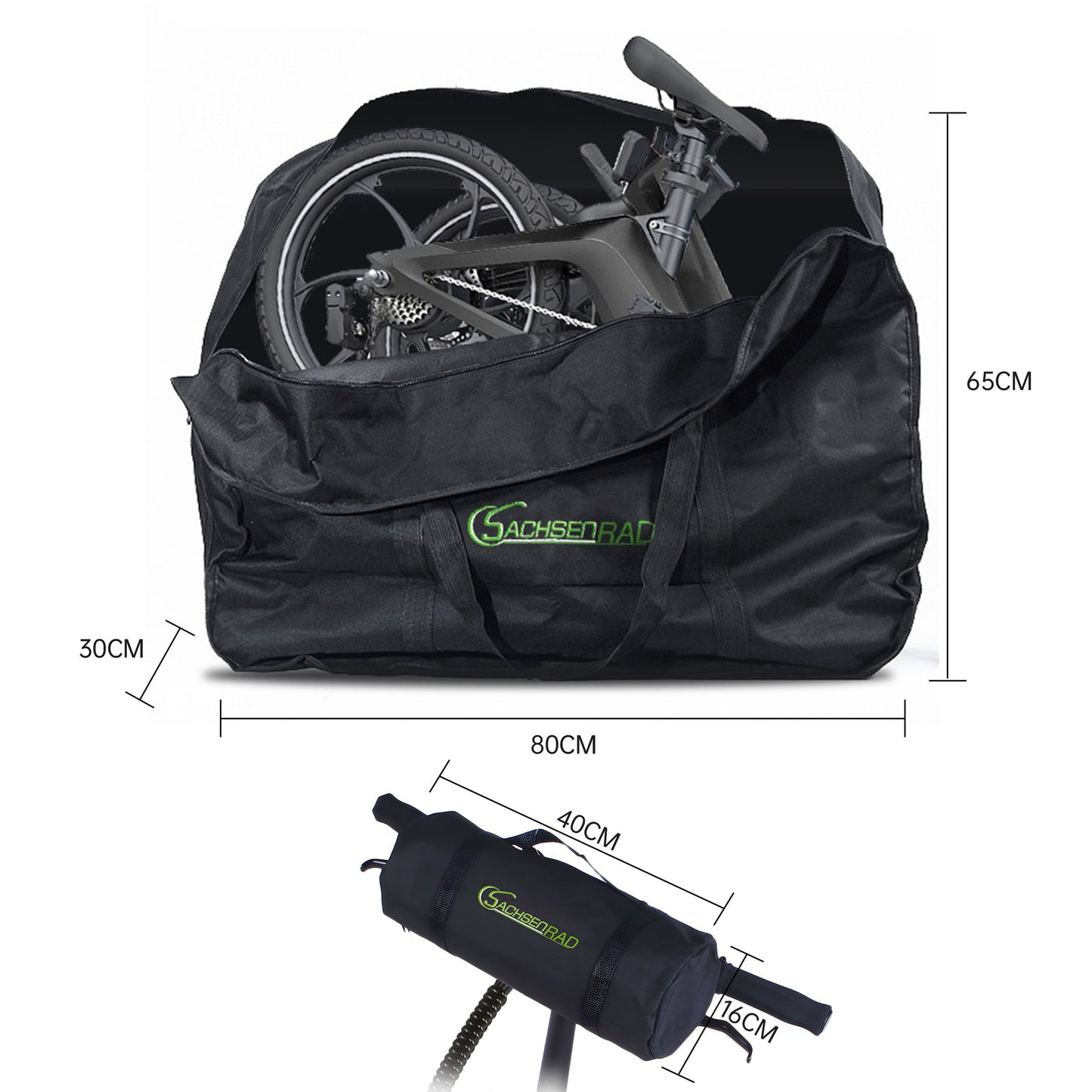 Faltrad-Transporttasche für SachsenRAD F2 / F11 / F12