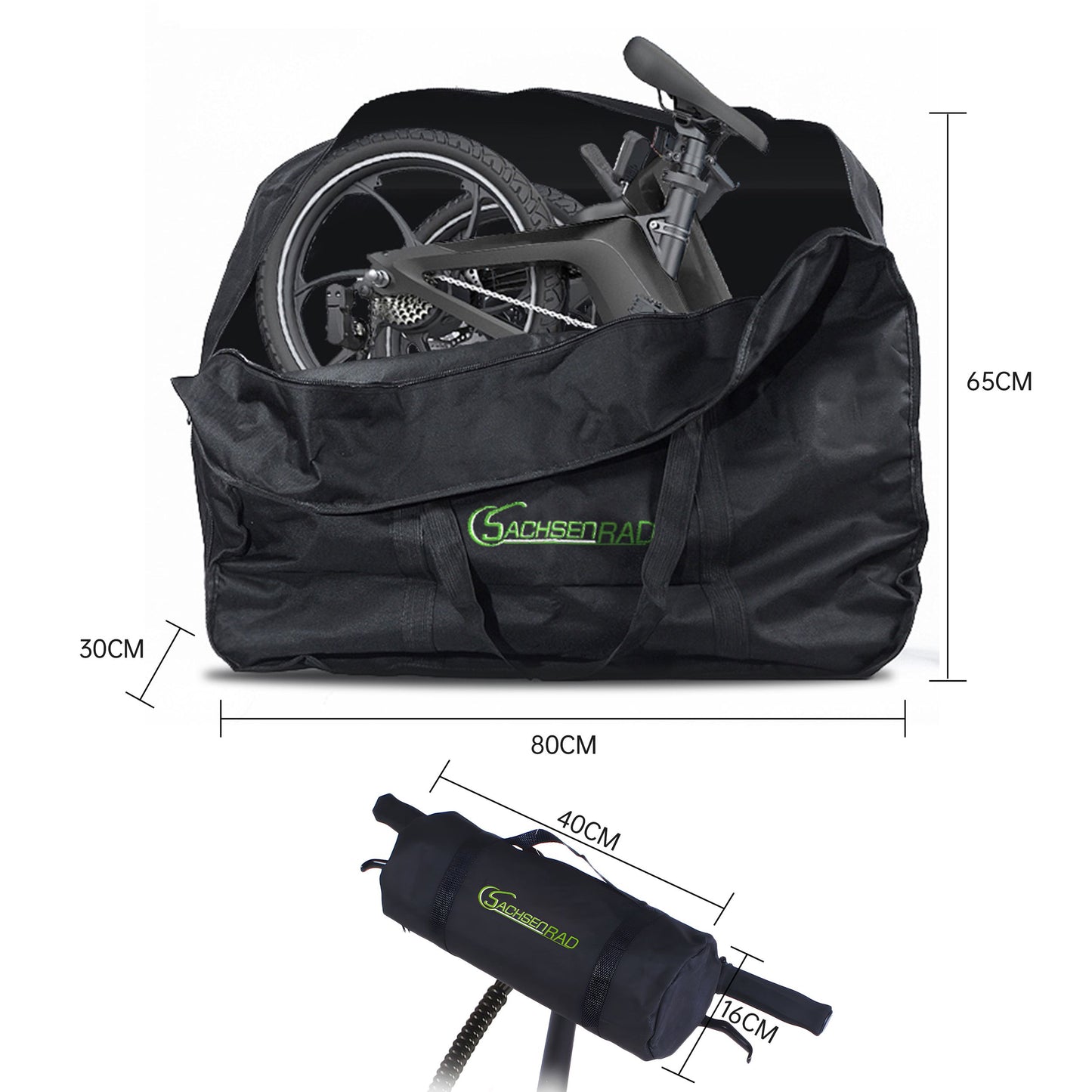 [Gebraucht] Faltrad-Transporttasche für SachsenRAD F2 / F11 / F12