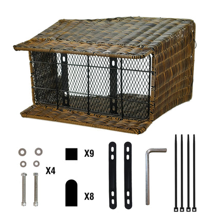 Gepäckträgerkorb im Vintage-Look