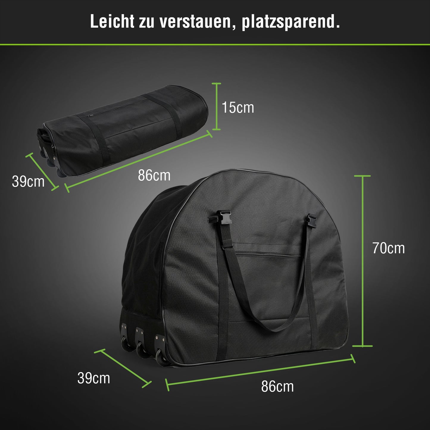 Faltrad-Transporttasche Premium für SachsenRAD F2 / F3 / F11 / F12