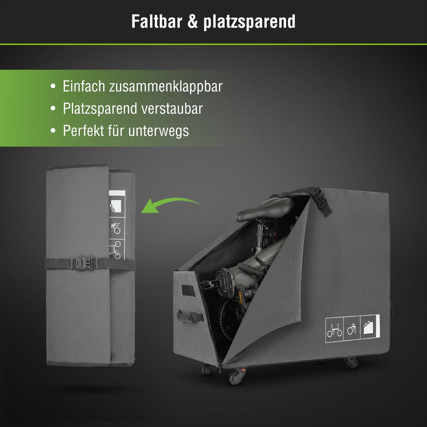 Faltrad-Transportbox  für SachsenRAD F2, F3, F11, F12