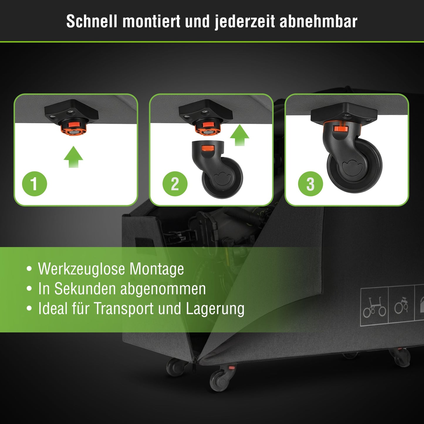 Faltrad-Transportbox  für SachsenRAD F2, F3, F11, F12