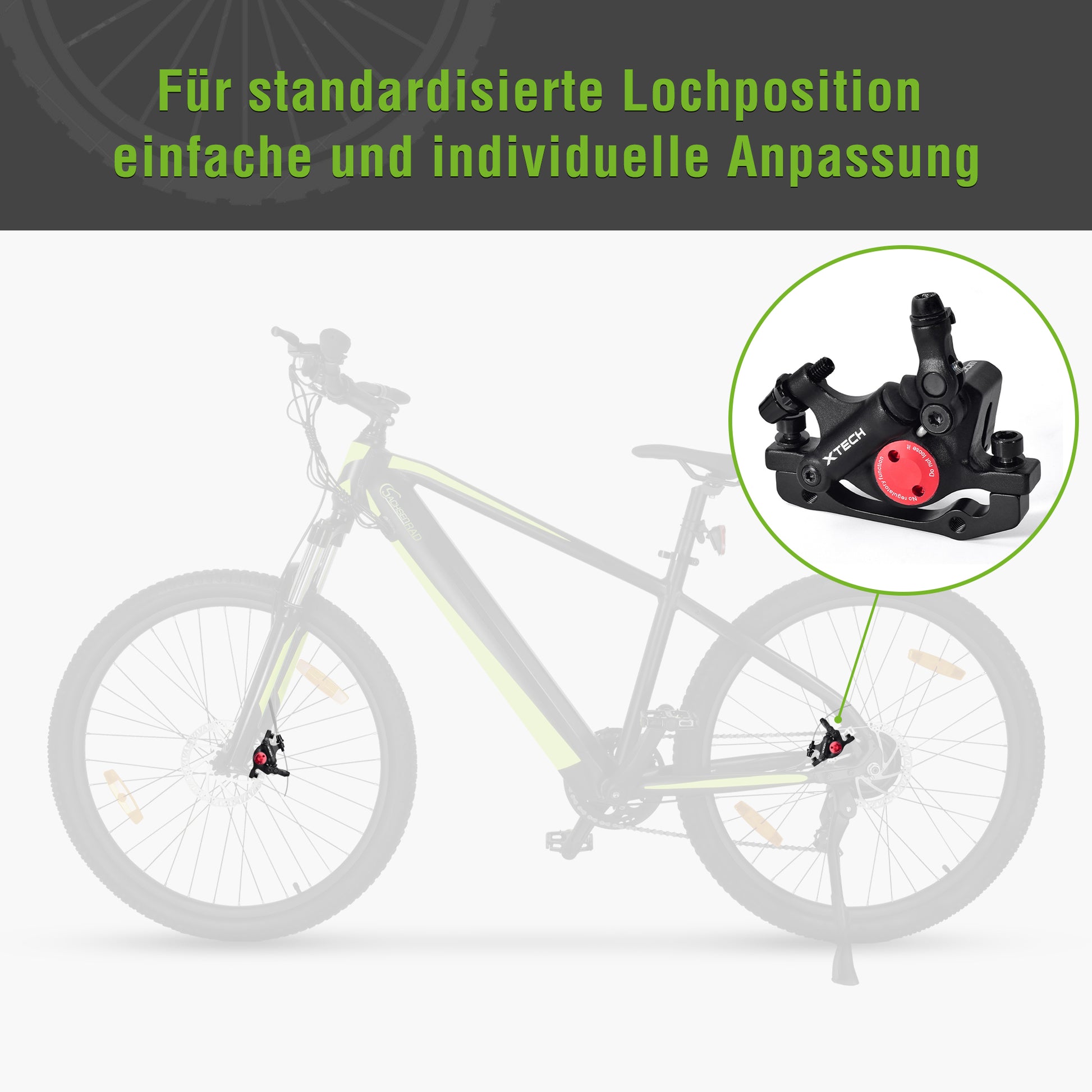 hydraulische scheibenbremse für rennrad Hydraulisches Scheibenbremsen-Set für E-Bikes R6 / R6 Neo / R8 Flex , – SachsenRAD