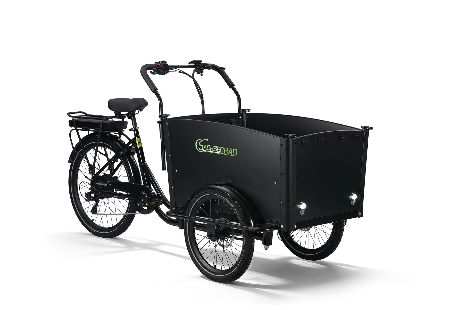 lastenfahrrad zentrum Richtig viel Platz im Lastenrad SachsenRAD T1 Grand Trunk. Mit 3-Punkt Sicherheitsgurten für Ihre Kinder, mit zusätzlicher Bremssperre gegen das Wegrollen beim Aus- und Einsteigen bzw. Ein- und Ausladen. Das E-Lastenrad besitzt
