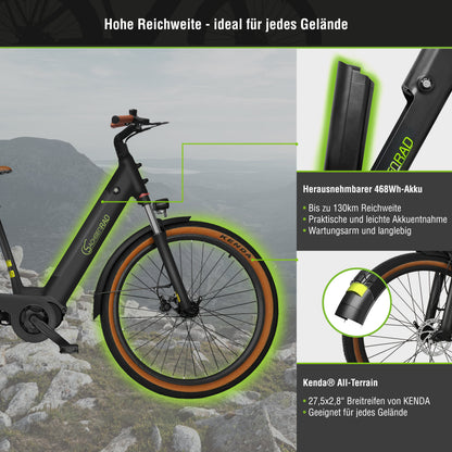 E-SUV CityBike C5 Centro mit Diebstahlsicherung