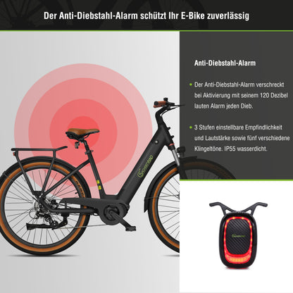 E-SUV CityBike C5 Centro mit Diebstahlsicherung