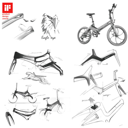 [Gebraucht] E-Faltrad F11 Pro MagPuma mit Transporttasche und Rückspiegel