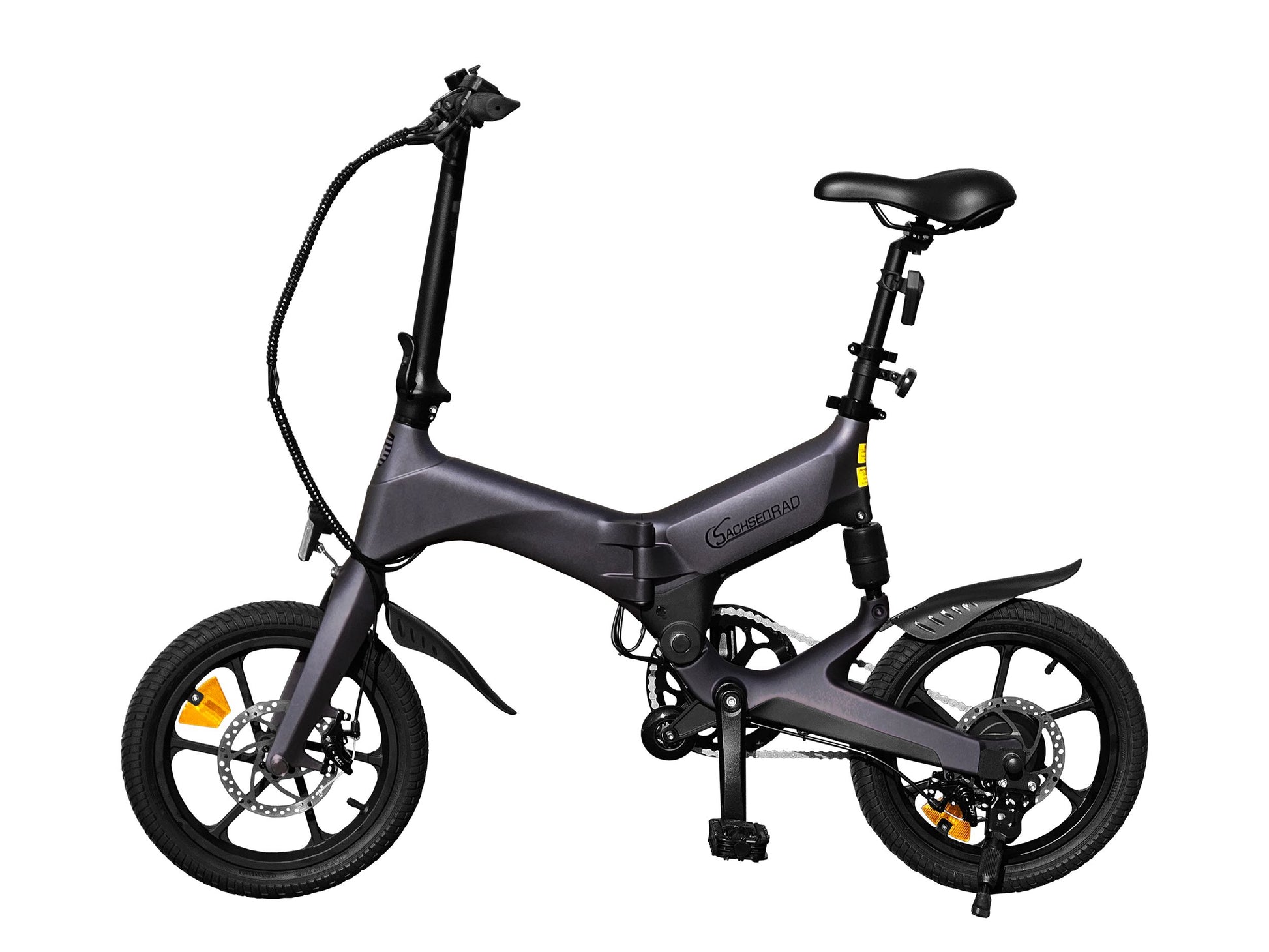 ansmann e-bike klapprad Das SachsenRAD E-Bike Faltrad F12 ist ein Klapprad, das sich ausgezeichnet als Citybike einsetzen und sich wunderbar im ÖPNV transportieren lässt. Das 16 Zoll Folding eBike