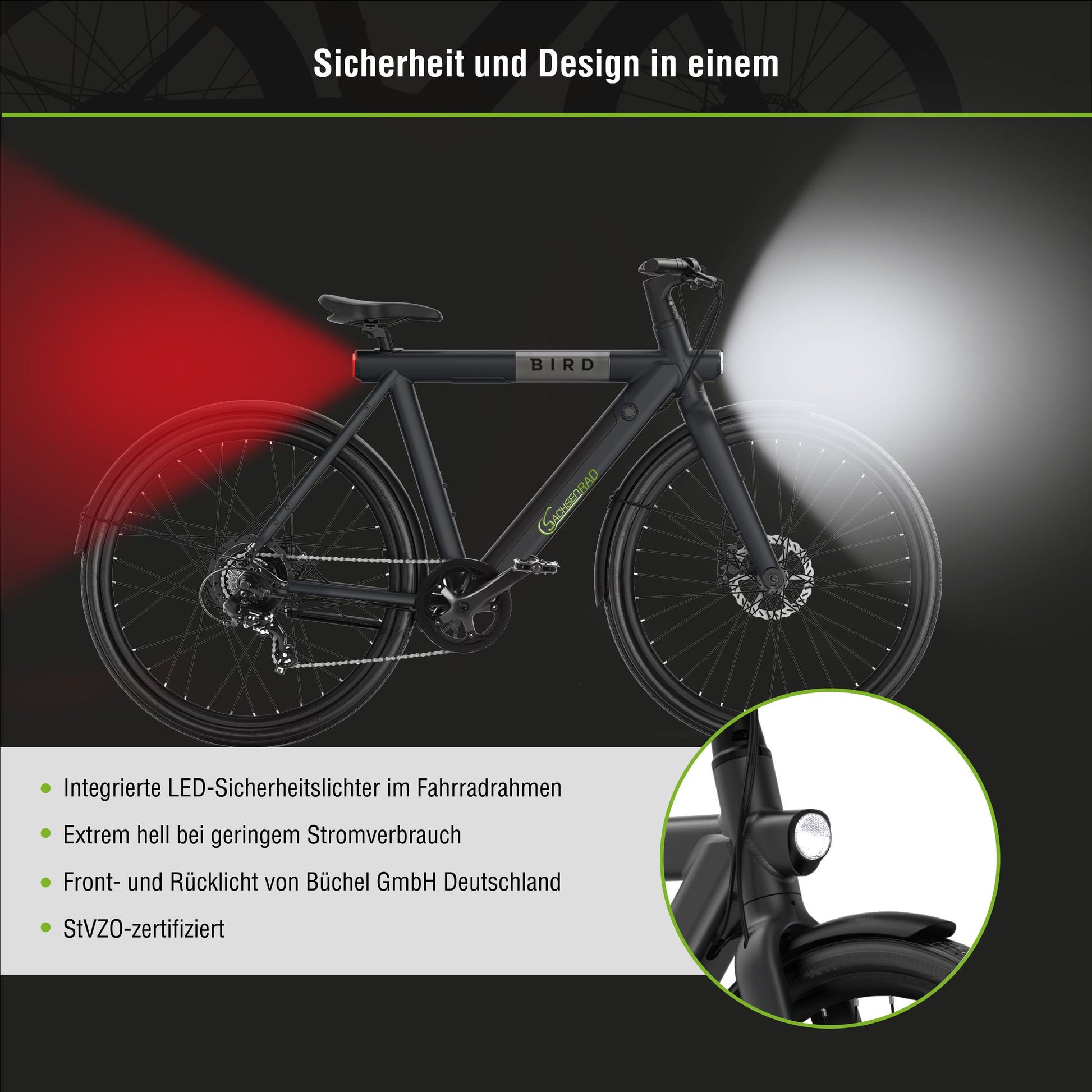 db citybike SachsenRAD xBird E-CityBIKE C6M Connect affordable e-bike