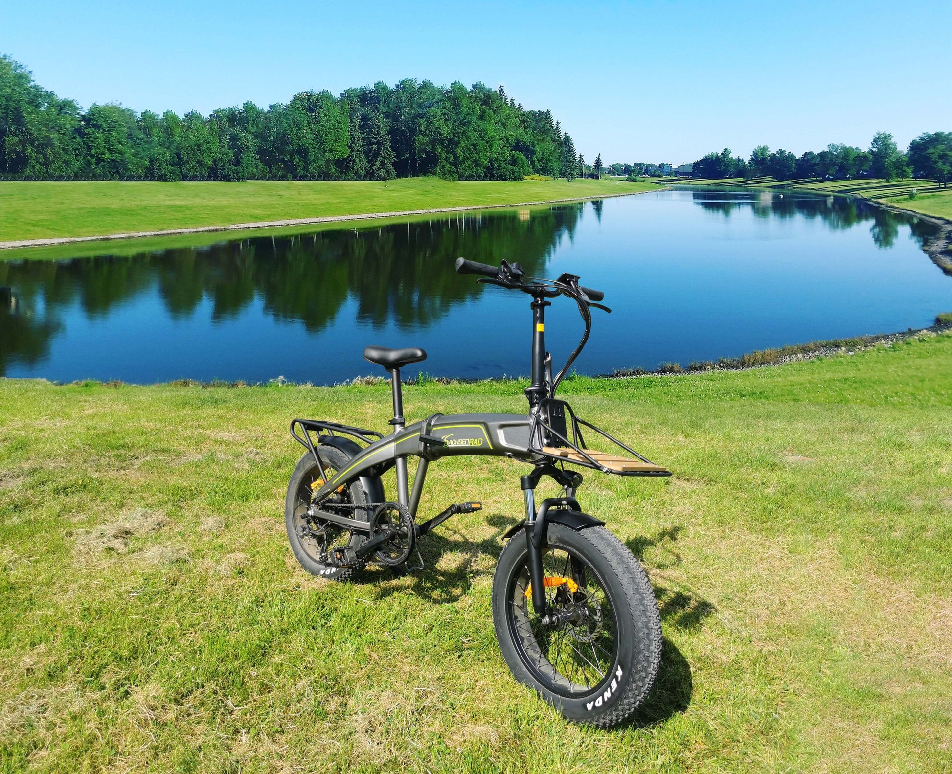 bafang klapprad SachsenRAD E-Folding Bike Klapprad F6L Edition RB 20" Zoll StVZO Fatbike | Interne Kabelführung
