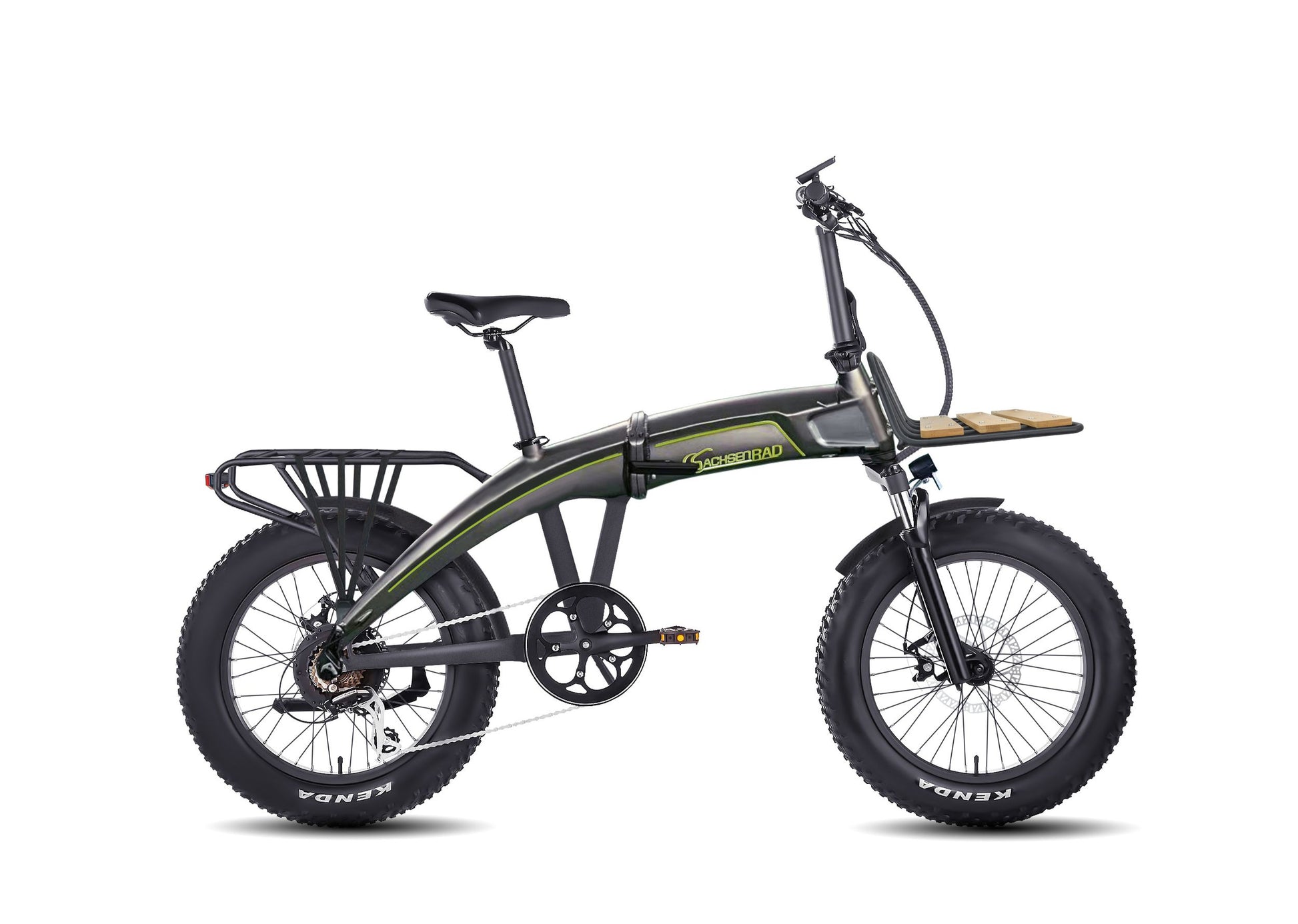 e bike klapprad 20 zoll gebraucht SachsenRAD E-Folding Bike Klapprad F6L Edition RB 20" Zoll StVZO Fatbike | Interne Kabelführung