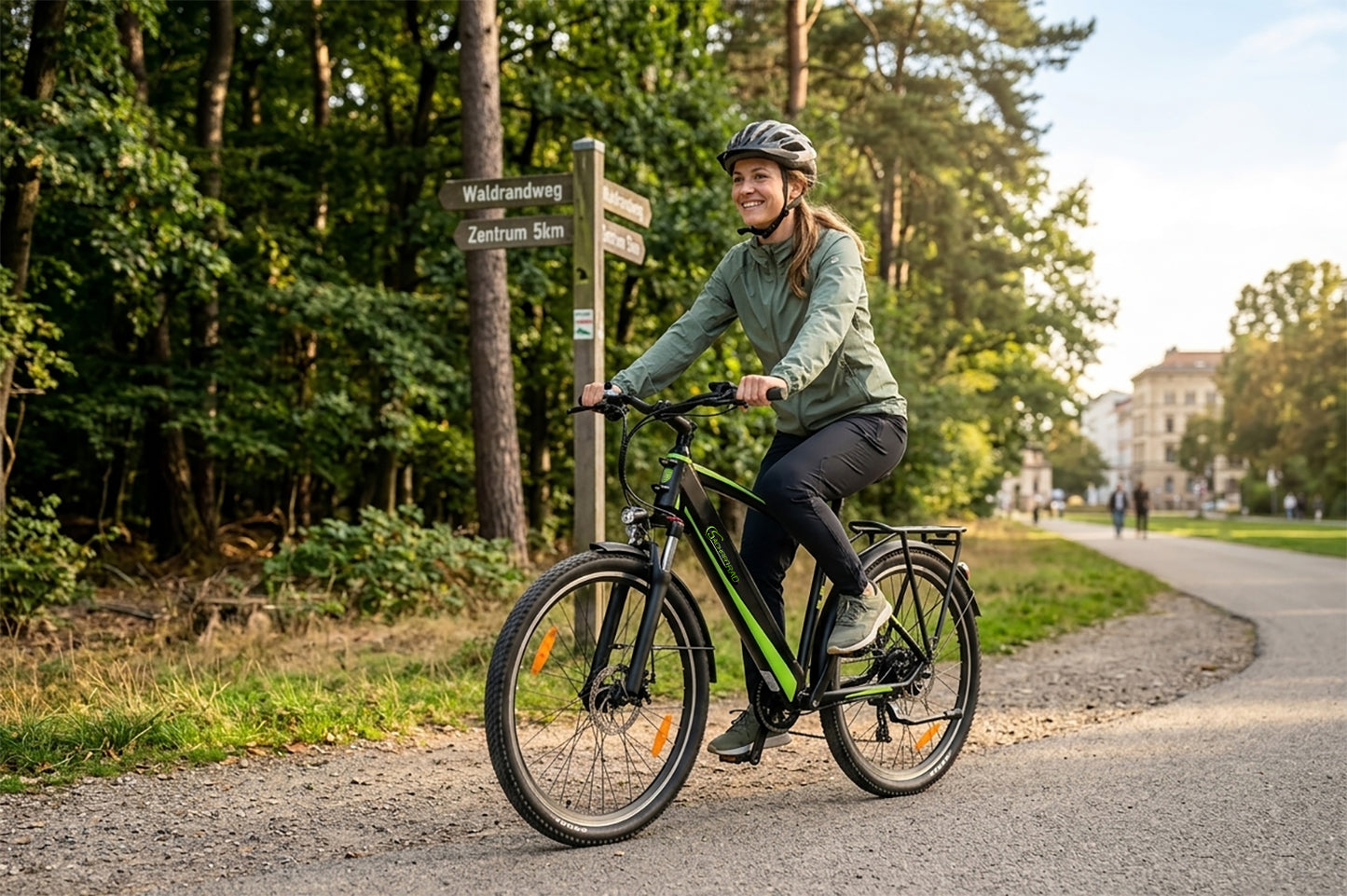 E-Trekking Mountainbike R8T Flex III mit Gepäckträger