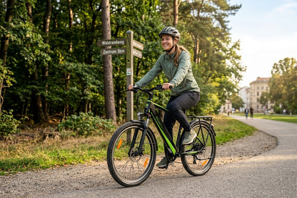 E-Trekking Mountainbike R8T Flex III mit Gepäckträger