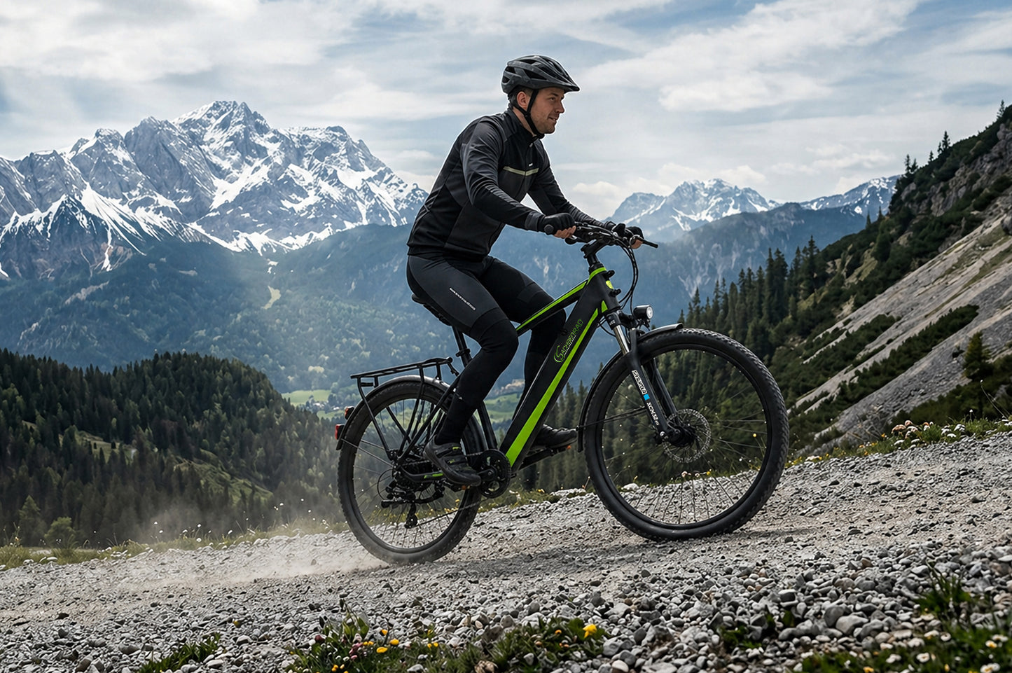 E-Trekking Mountainbike R8T Flex III mit Gepäckträger