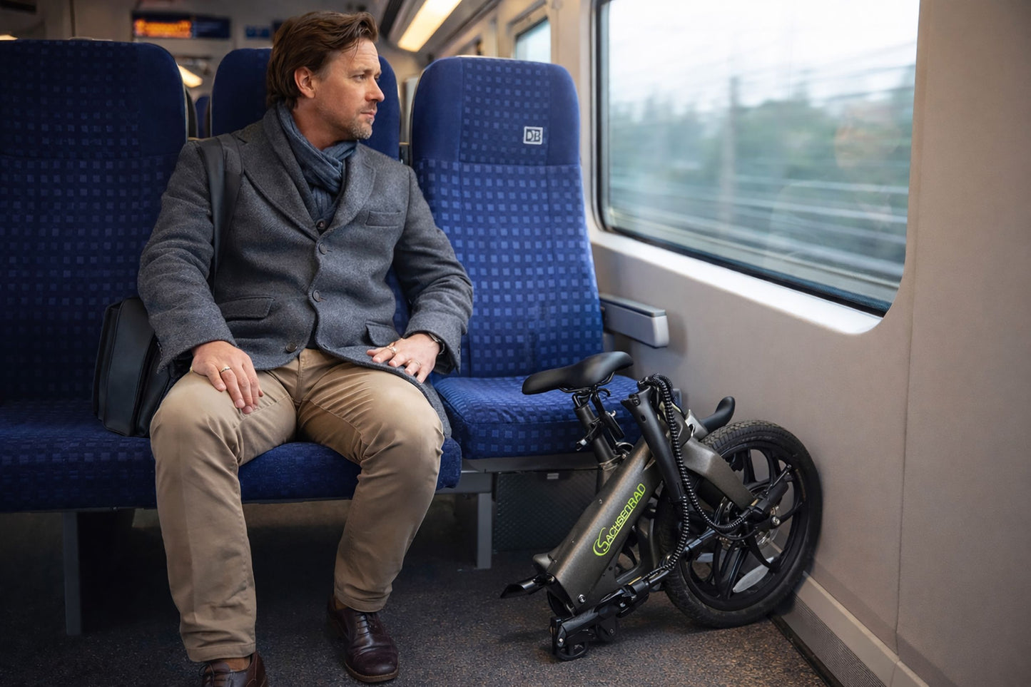 E-Faltrad F11 Pro MagPuma mit Transporttasche und Rückspiegel