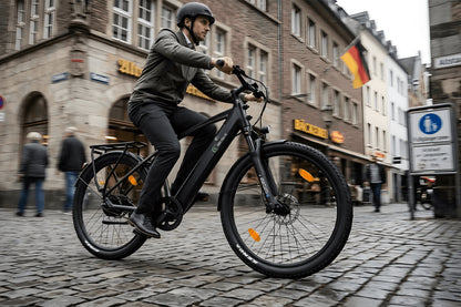 E-Trekking Mountainbike R8R Flex III  mit Riemenantrieb