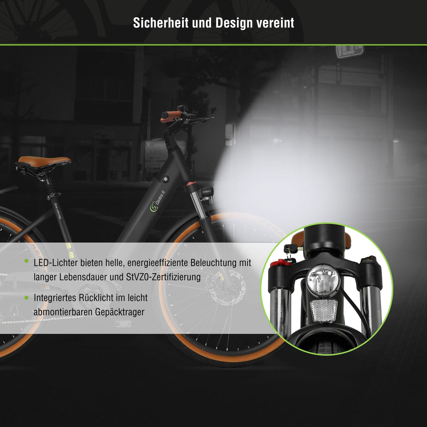 E-SUV CityBike C5 Centro II mit Diebstahlsicherung