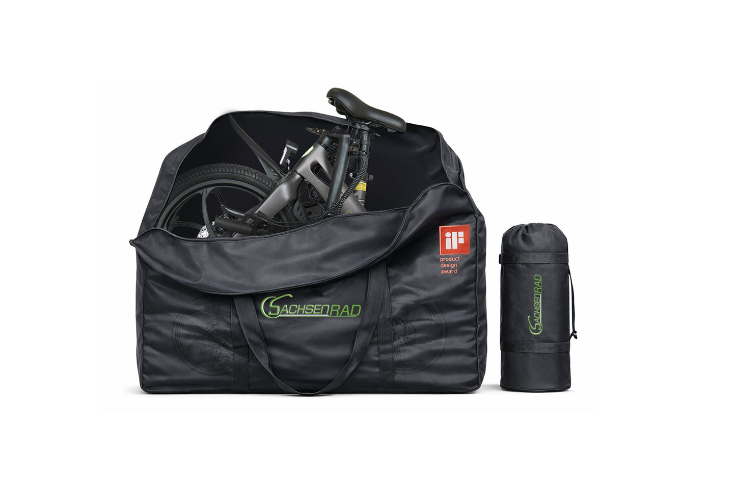 E-Faltrad F11 Pro MagPuma mit Transporttasche und Rückspiegel