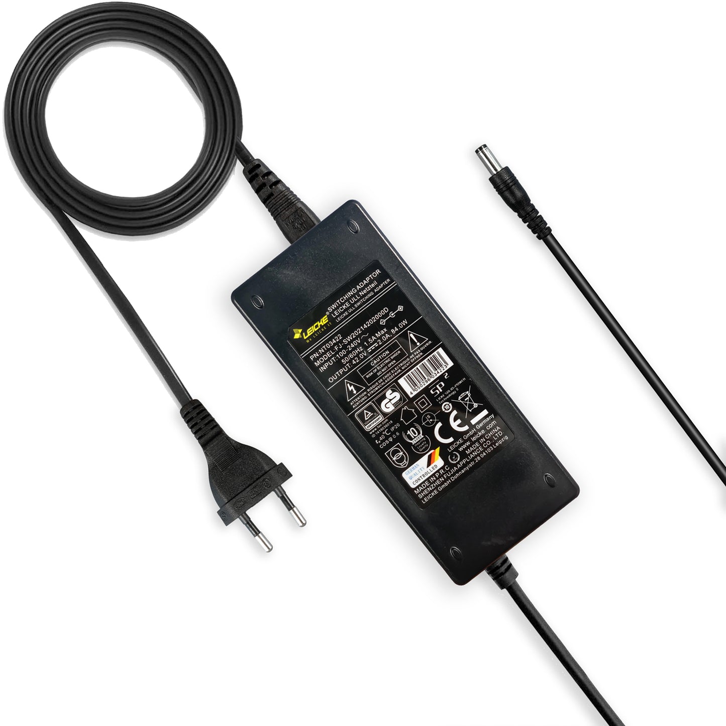 [B-Ware] TÜV E-Bike Netzteil 42V, 84W ULL