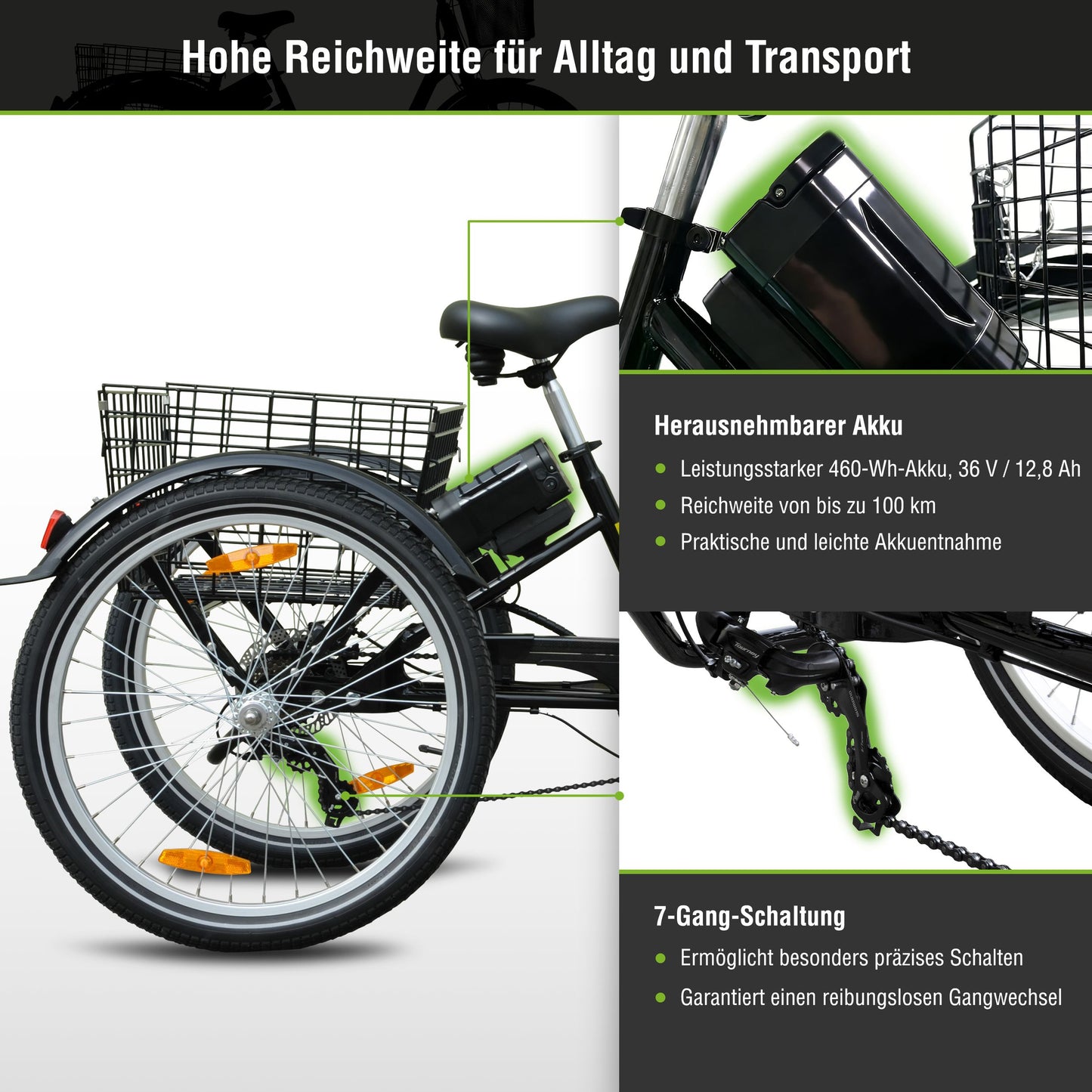 [Gebraucht] T3A Trio II faltbar mit Alarmanlage