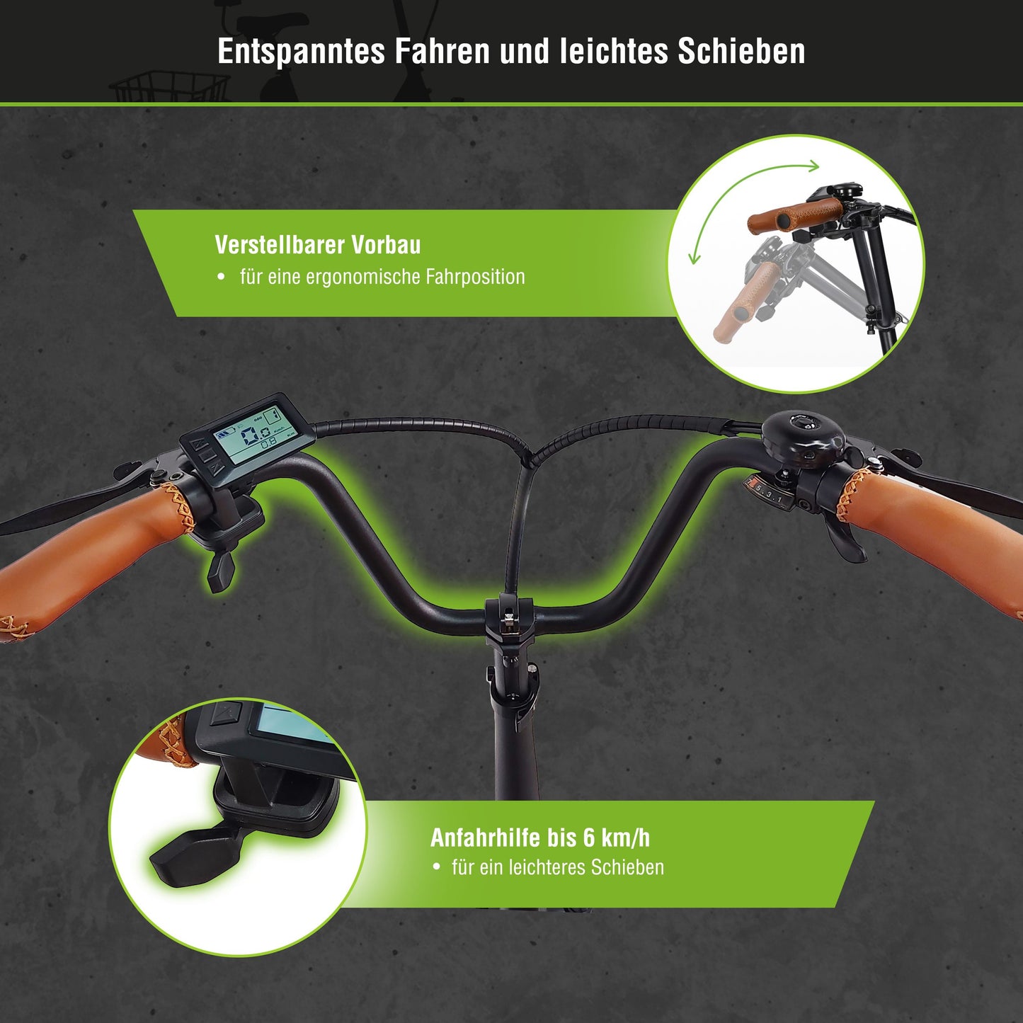 [Gebraucht] E-Lastenrad  T6S Comfort Air, faltbar