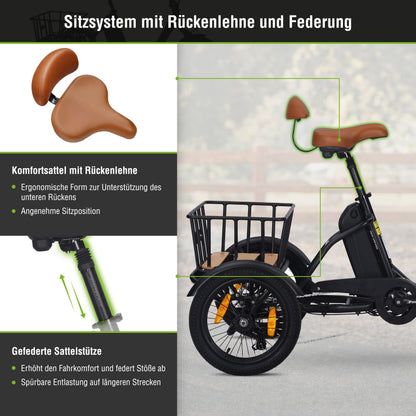 [Gebraucht] E-Lastenrad  T6S Comfort Air, faltbar