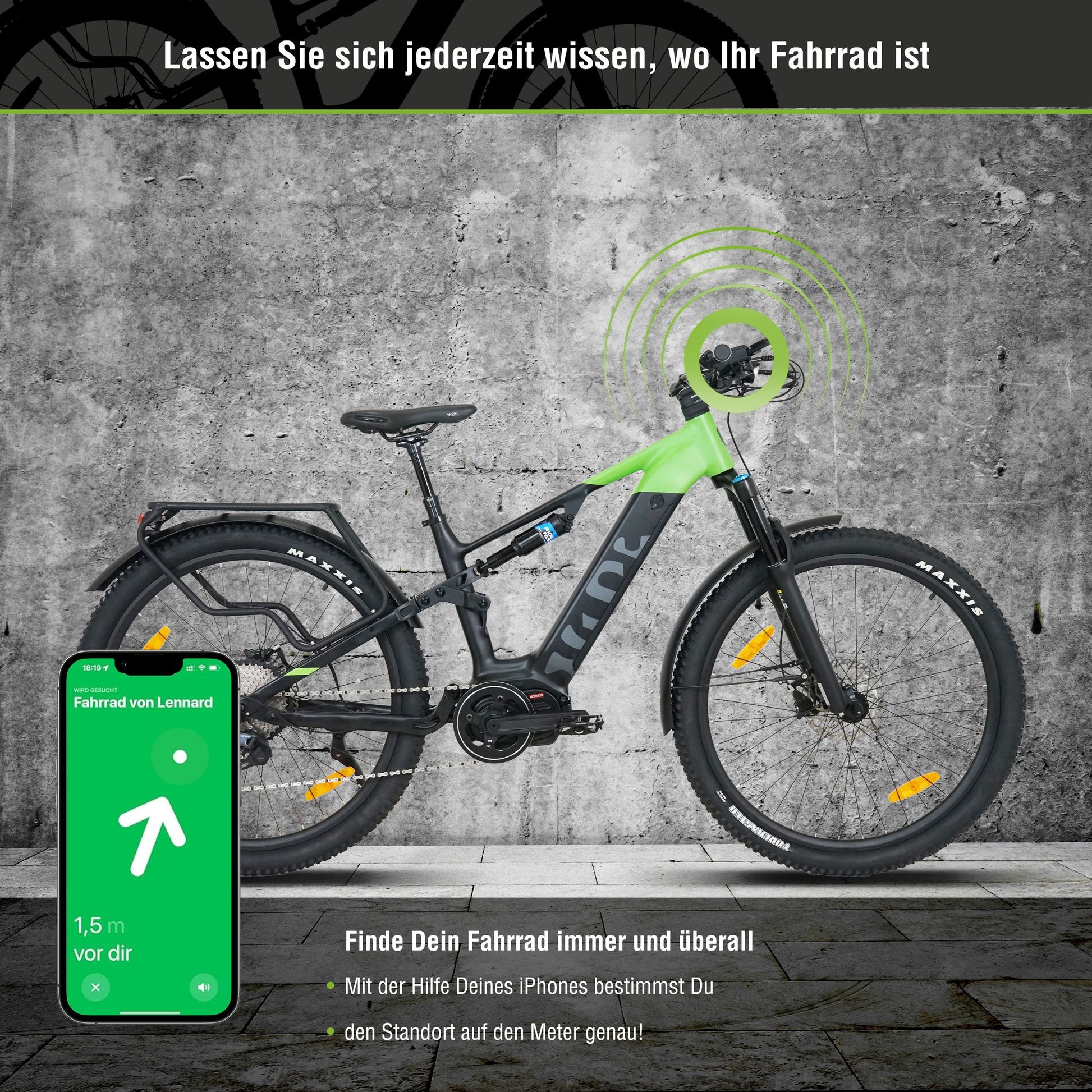 Das SachsenRAD E-MTB M5T ist ein E-SUV E-Bike mit 110Nm starken Mittelmotor, gigantischem 720Wh Akku, Top-Bremsen von Magura, Maxxis Off-Road-Reifen, 12-Gang-Shimano Schaltung für Spaß in Berge, Gelände, Downhill