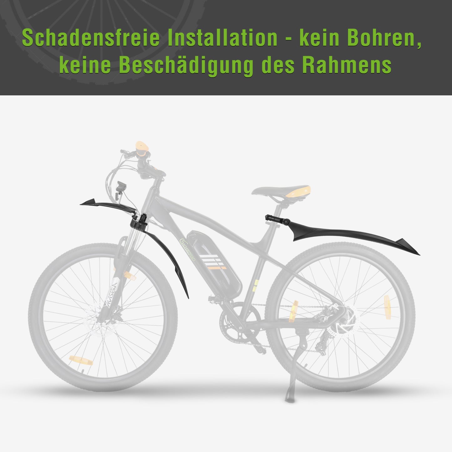 Schutzblech-Set für E-Bikes R6 / R6 Neo / R8 Ranger / R8 Flex II