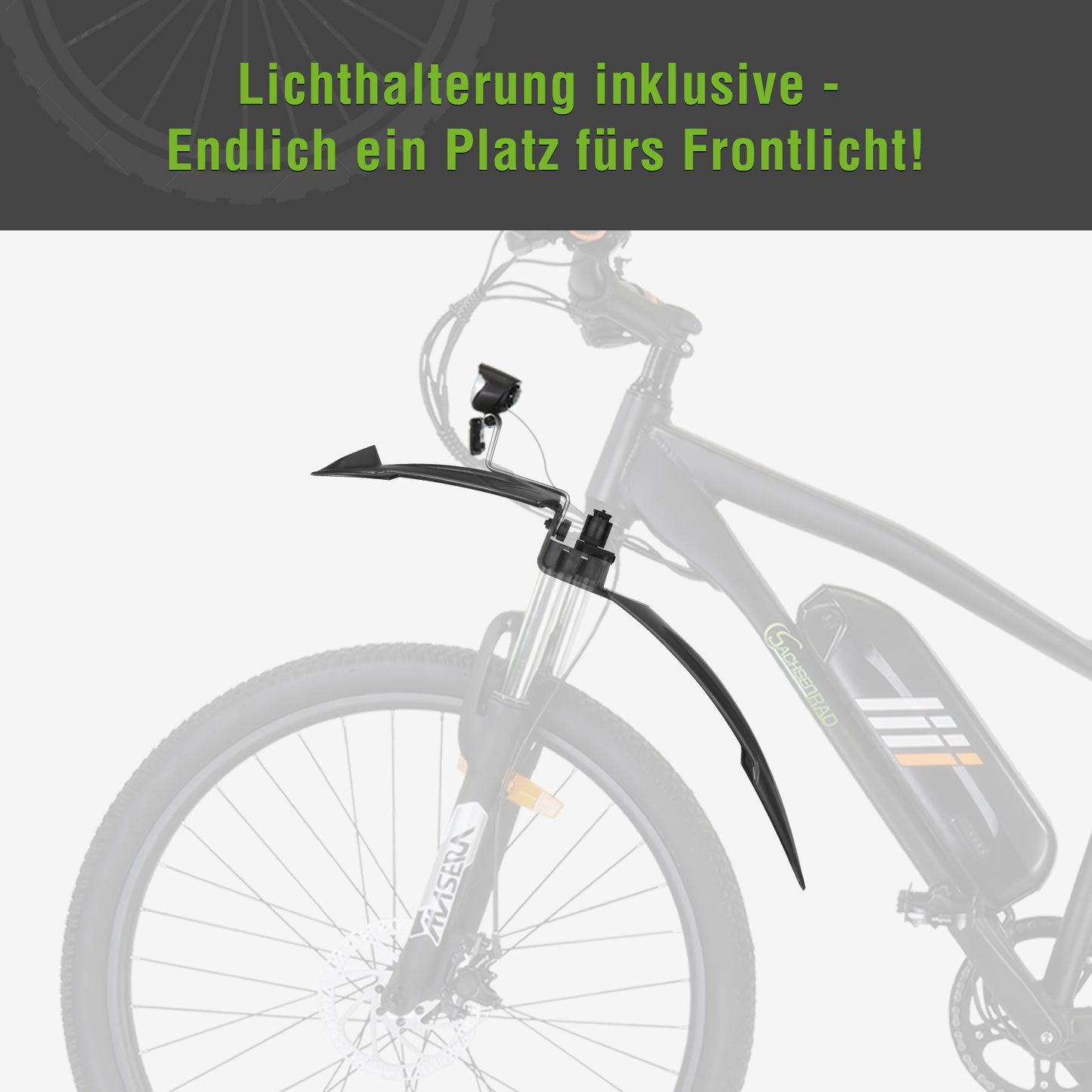 Schutzblech-Set für E-Bikes R6 / R6 Neo / R8 Ranger / R8 Flex II