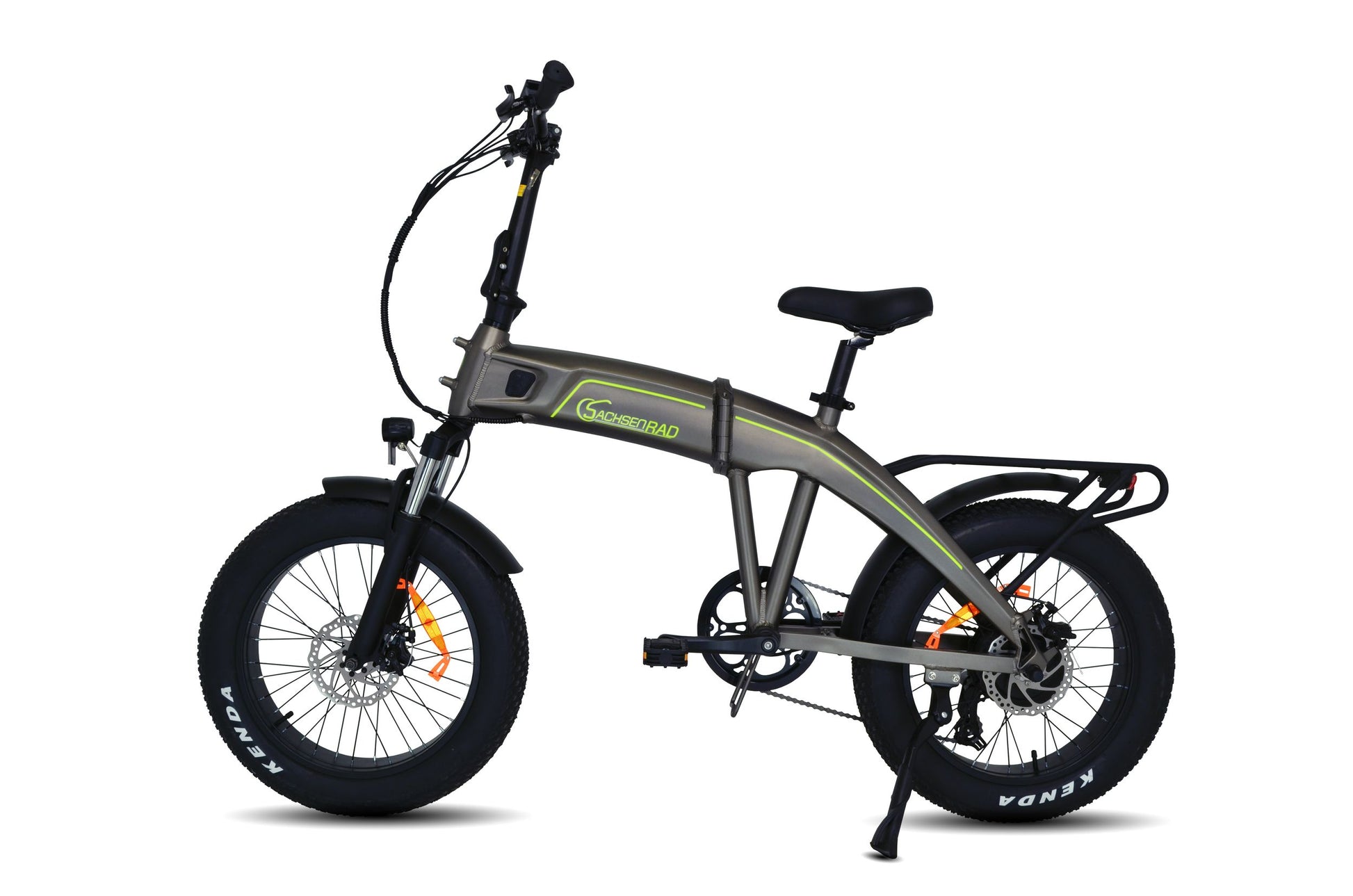 klapprad priz SachsenRAD E-Folding Bike Klapprad F6 Safari 20" Zoll StVZO Fatbike | Interne Kabelführung