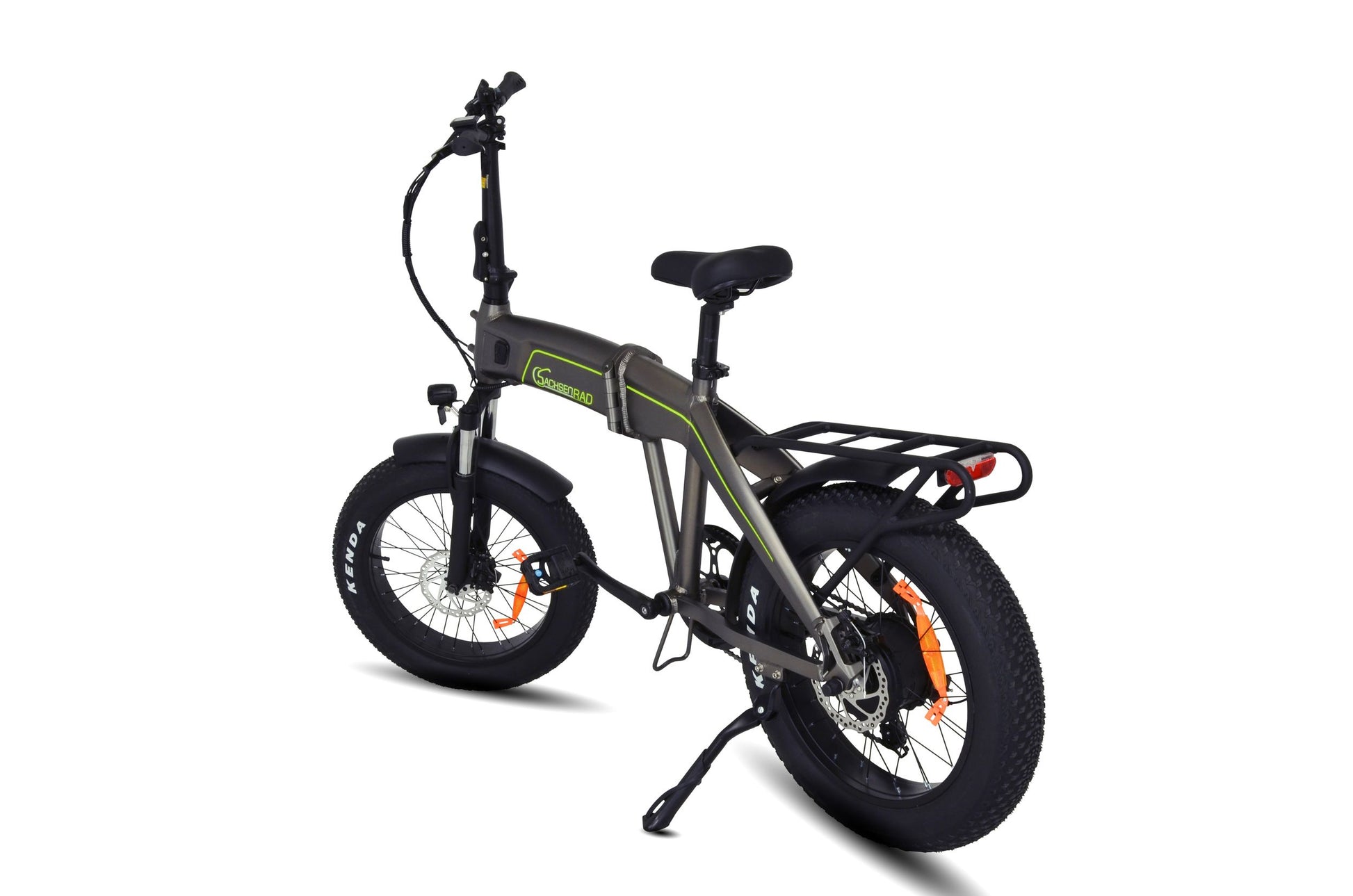 sachsenrad klapprad e-bike SachsenRAD E-Folding Bike Klapprad F6 Safari 20" Zoll StVZO Fatbike | Interne Kabelführung