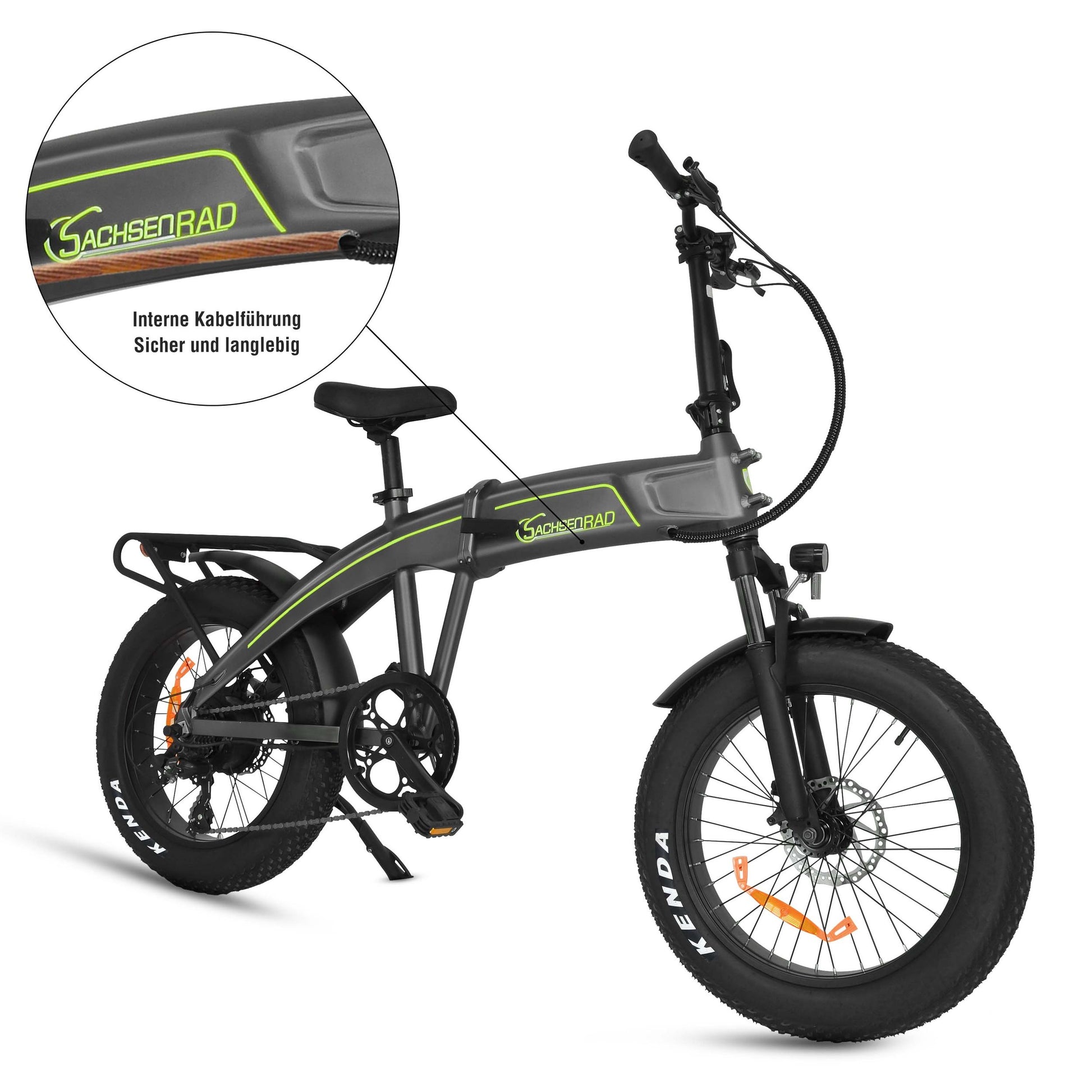 SachsenRAD E-Folding Bike Klapprad F6 Safari 20
