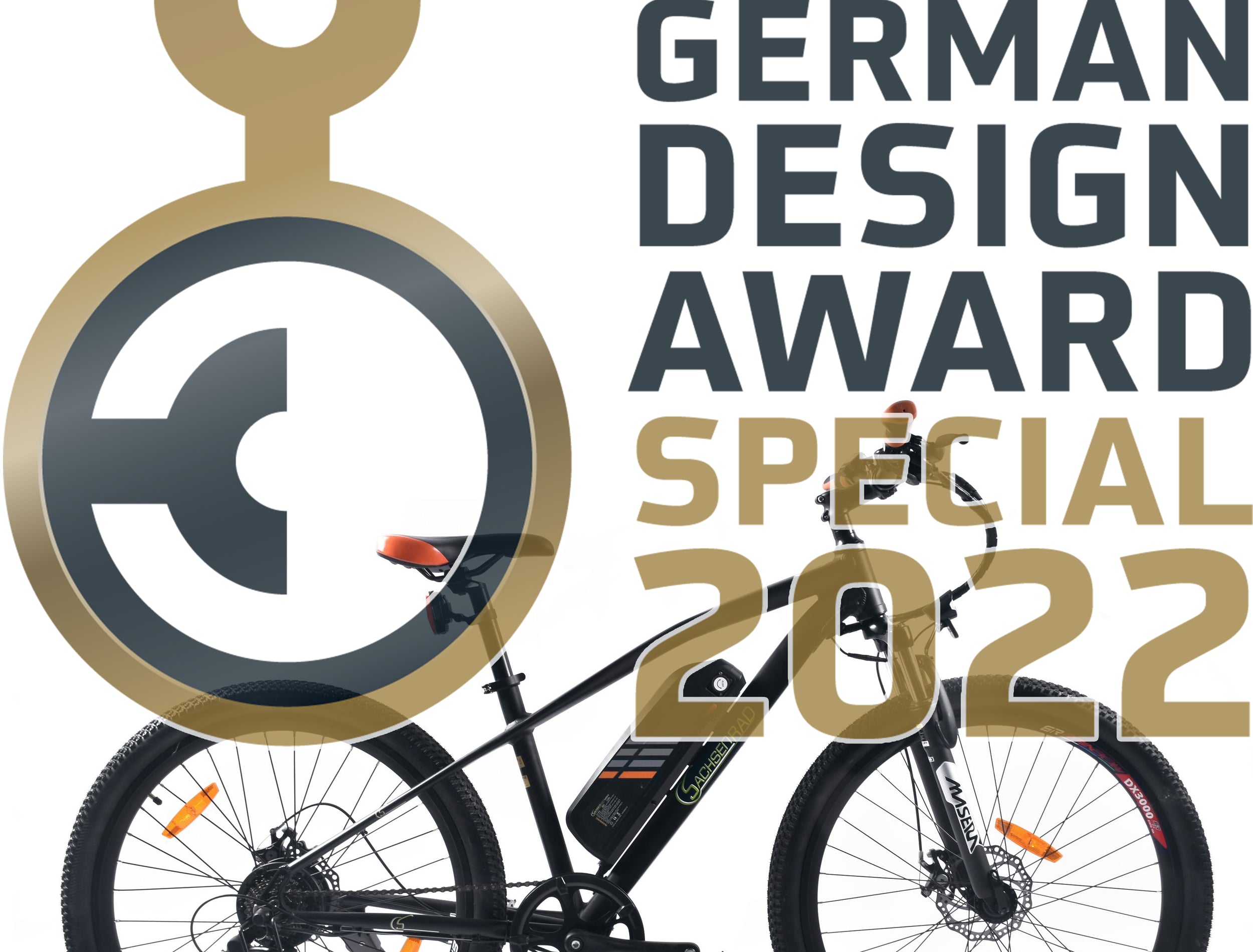 SachsenRAD Racing MTB Mountain E-Bike R6 Neo - Auszeichnung German Design Award 2022 „Excellent Product Design“ in der Kategorie „E-Bikes“ 